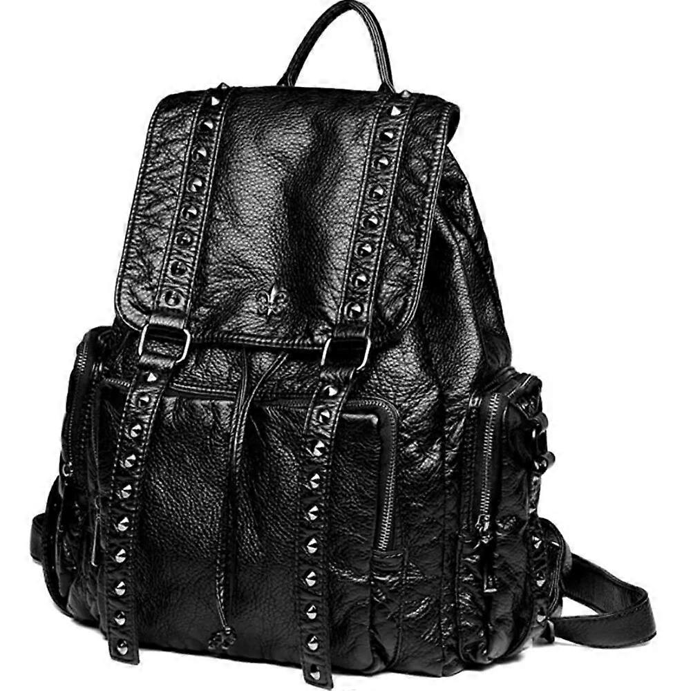 PU Unisex School Uni Large Backpack