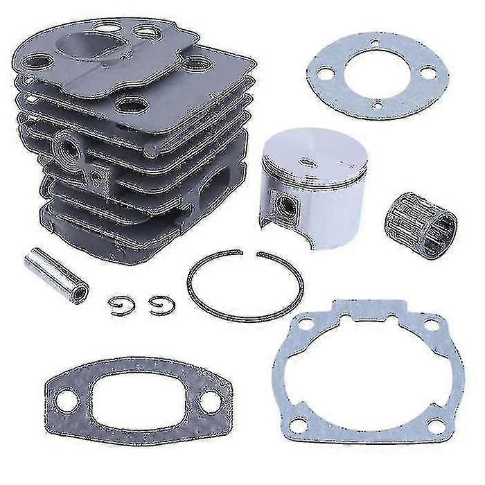 Husqvarna 51 55 Rancher Nikasil Cylinder Piston Bearing Set (46mm, 503169171 Compatible)