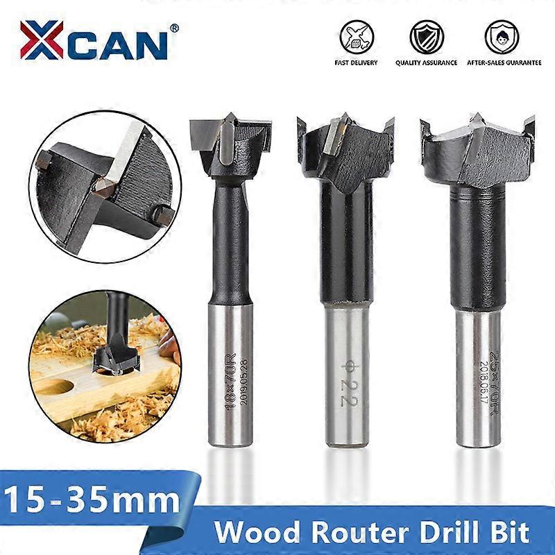 Hole Cutter 1pc 15-35mm 4 Flutes Router Drill Bit Right Rotation Core Drill Bit Drilling Bit For Boring Machine Woodworking