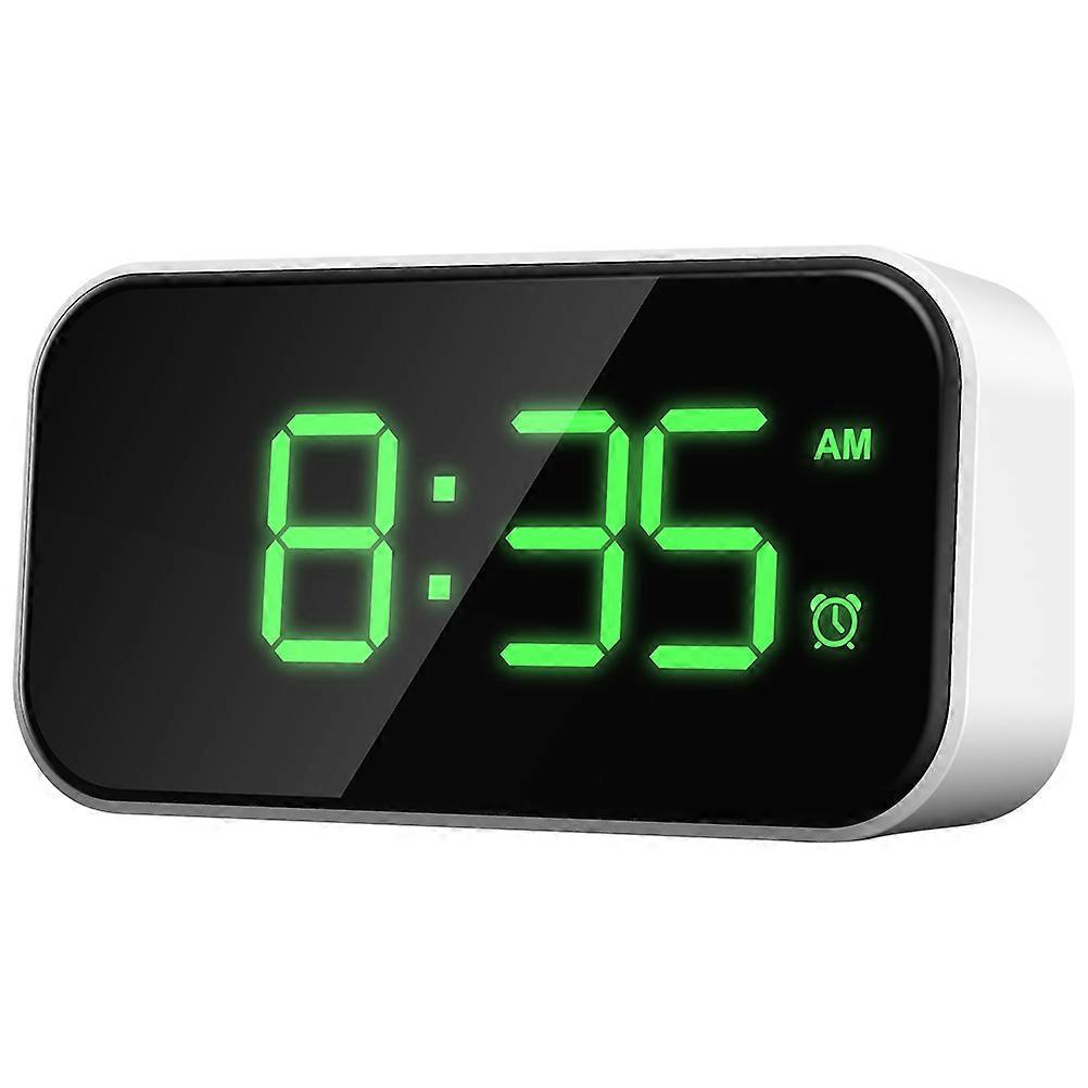 USB Charging Full Screen Alarm Clock Bedrooms Desk Delicate Compact Clock