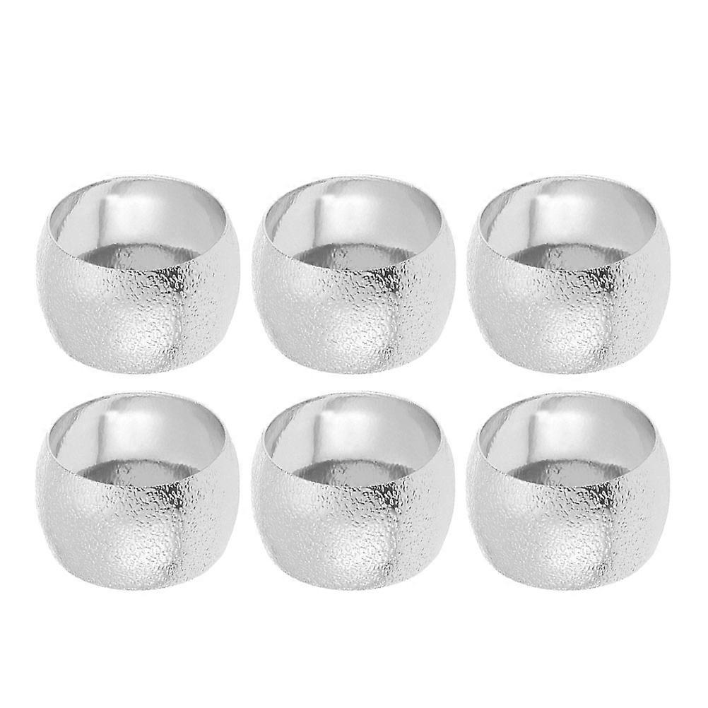 6 Pcs Décor De Table De Mariage Porte-Serviette De Table Ronds De Serviette Cercles De Serviette Ensemble