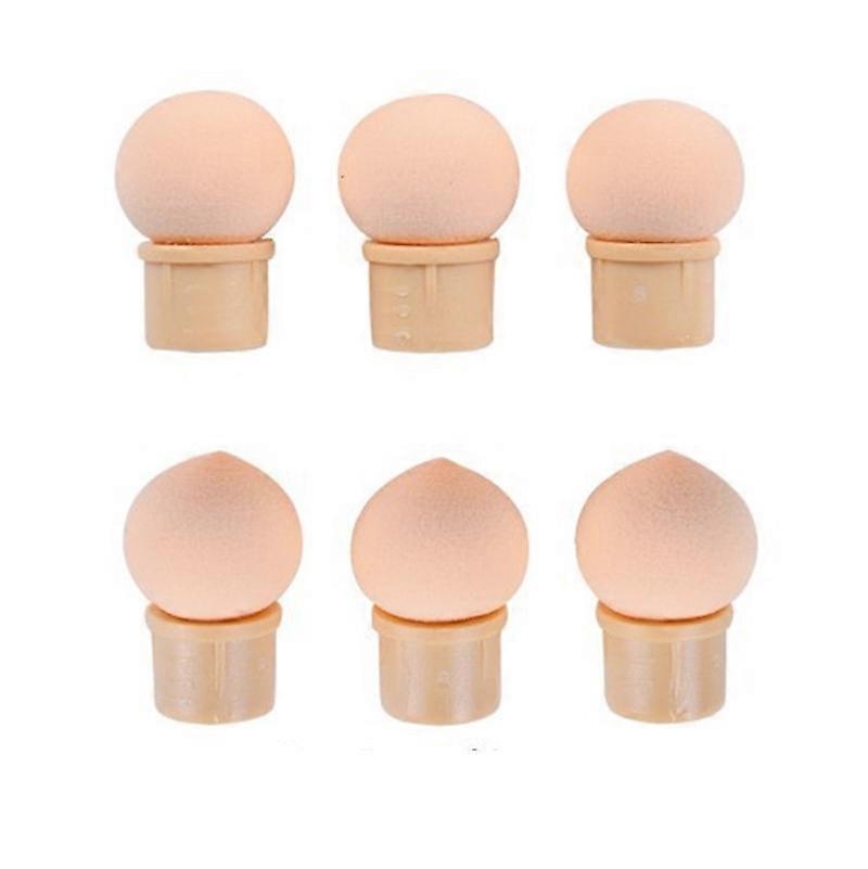 6 Pack Replaceable Round Tip Sponge Tip Nail Tools High Quality