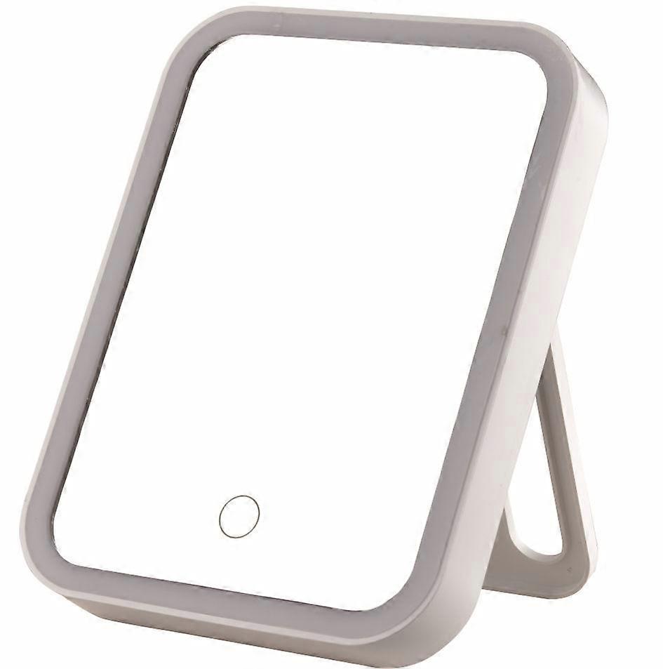 LED makeup mirror with light