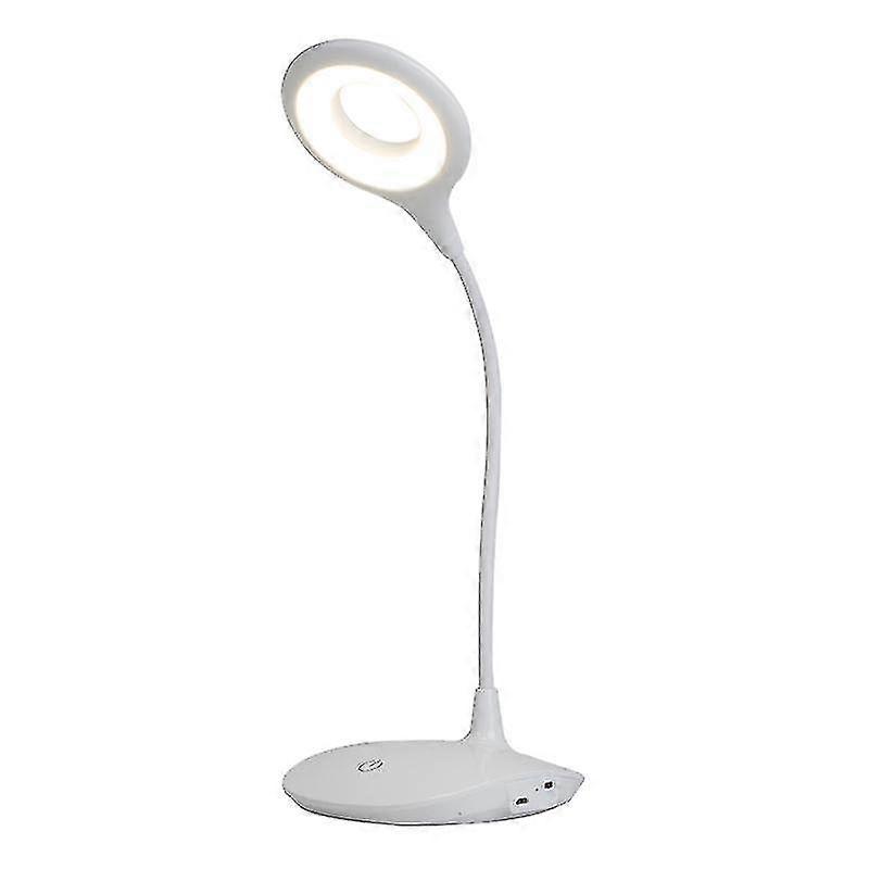 Led Desk Lamp Eye-caring Table Lamp,with Usb Cable, Touch Control Sensitive, 360 Flexible