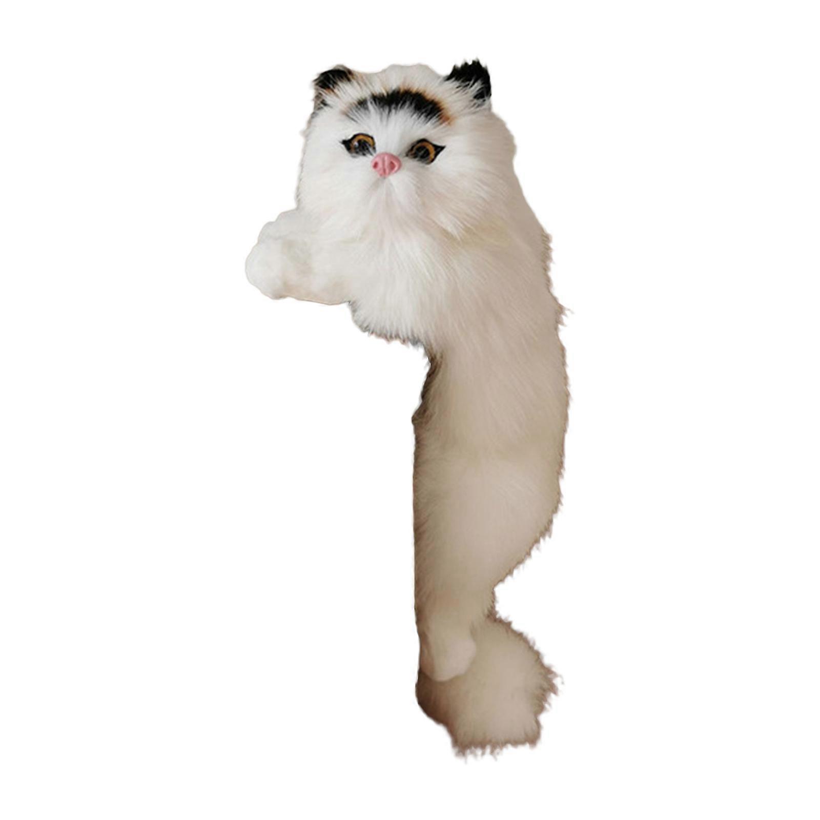 لطيف أفخم القط تمثال الفن الحلي مكتب المنزل التلفزيون معلقة لعبة محاكاة القط