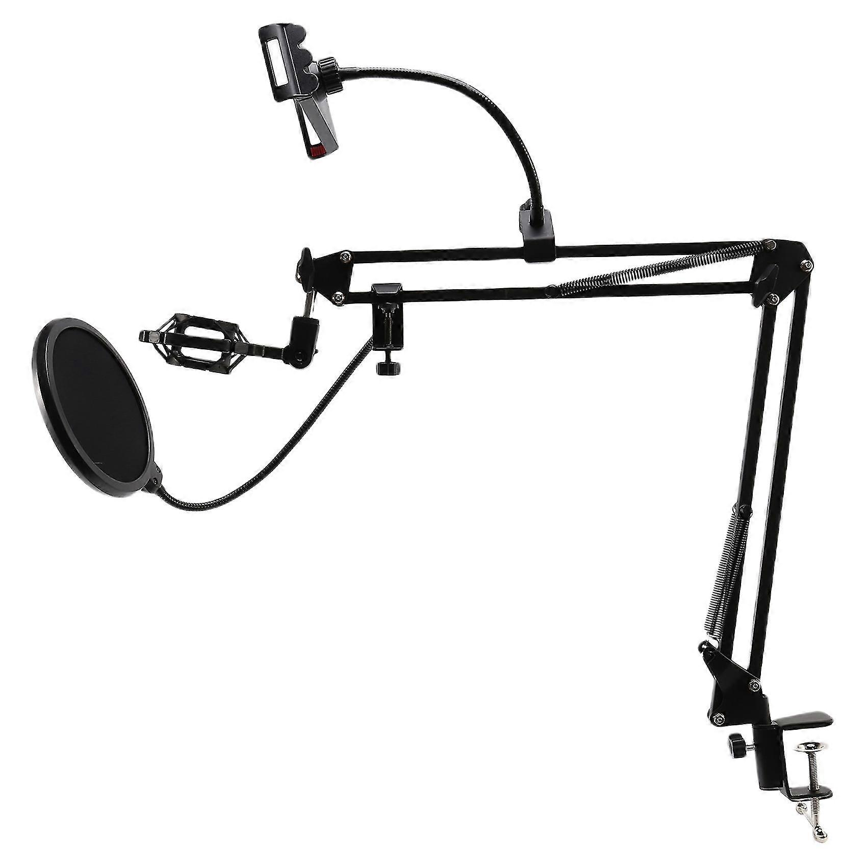 Microph D,mic Boom Arm With Adjable Suspens Scissor Arm D Ph H,for Sn