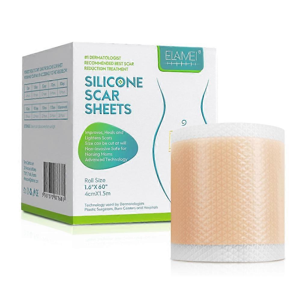 Silikon arr tape selvklebende rulleark arrfjerning hudvennlige flekker