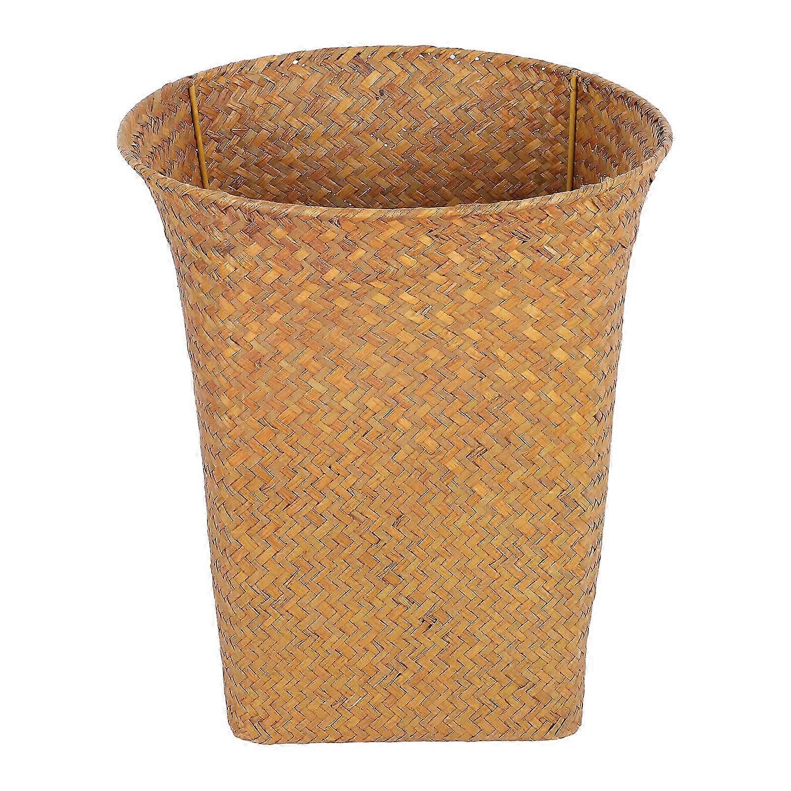 1Pc Decorative Gift Basket Creative Storage Holder Straw Bouquet Container