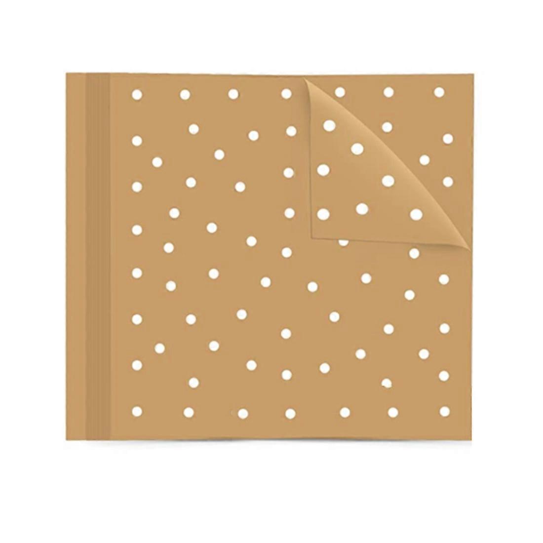 200Pcs Air Fryer Oven Liners, Nonstick Unbleached Rectangular Air Fryer Parchment Paper for Foodi A