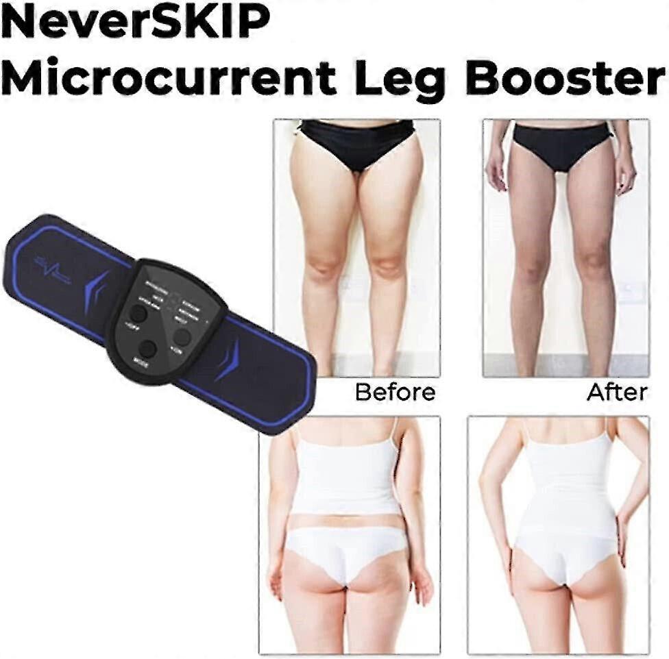 ネバースキップEMSマイクロカレントレッグブースターミニマッサージデバイス(9モード付き)