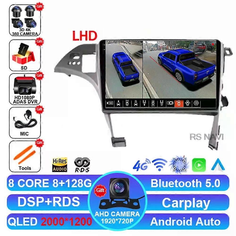 Android 14 autós rádió Toyota Prius Xw30 2009 - 2015 Lhd Dsp Multimédia 4g Lte 2 Din Bt vezeték nélküli Carplay Auto 2din navigációhoz