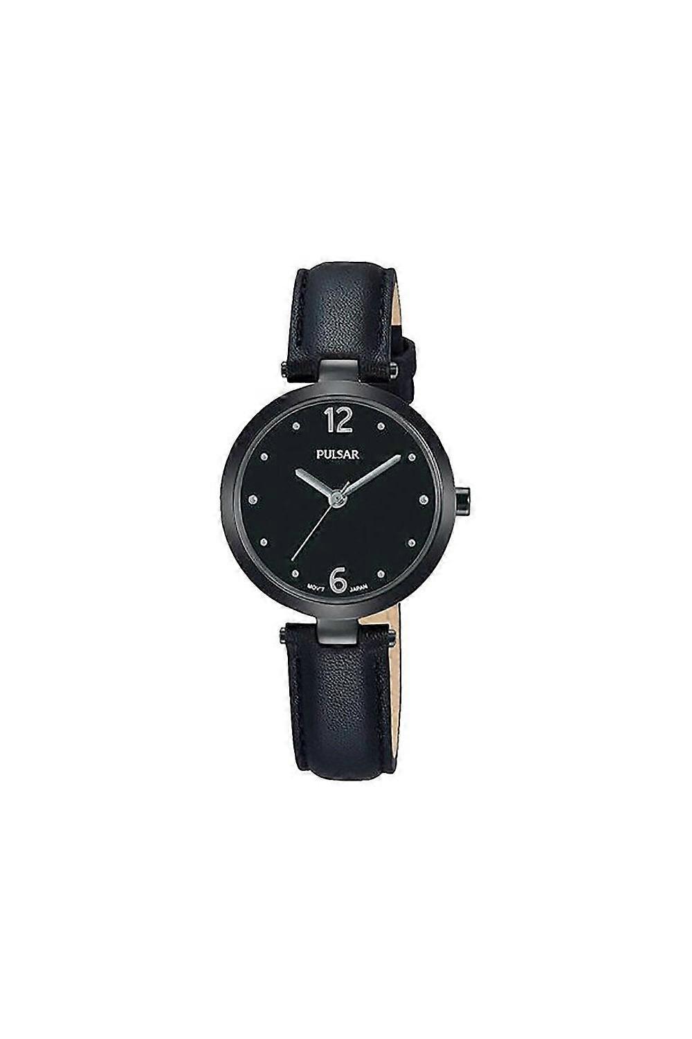 Women's Pulsar Ladies Casual 28mm Leather Strap Watch PH8299X1