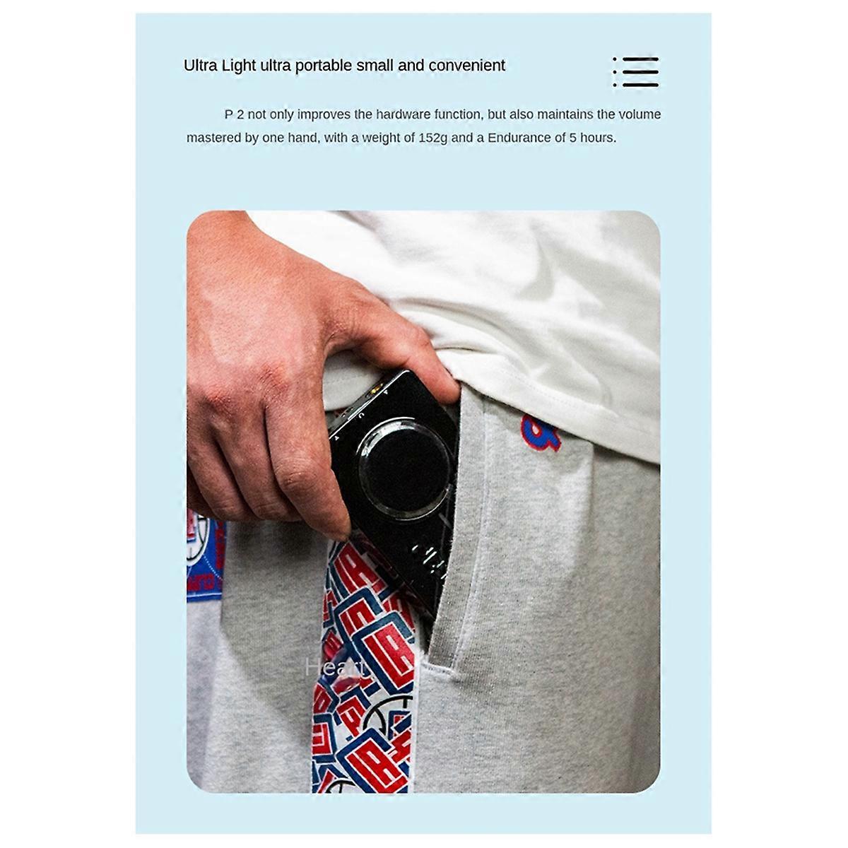 PRIME P2 Portable Smart Effects Player with 80 Presets & 134 Effect Models, Supporting Tone Cloud Black