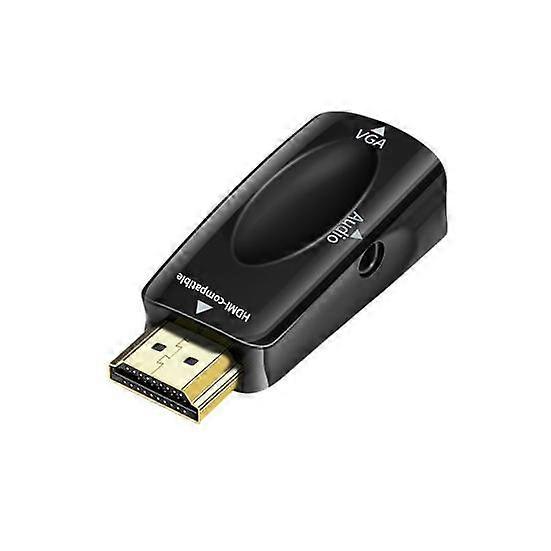 1 Set Convertitore Video Replicazione/Espansione Video 1080P Uscita Lossless Compatibile con HDMI Convertitore di Segnale Duale a VGA Computer