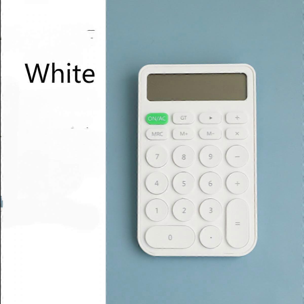 Calculator, 12-bitBattery Standard Function Electronic Calculator with Large LCD Display Office Calculator Black(TWO Battery)