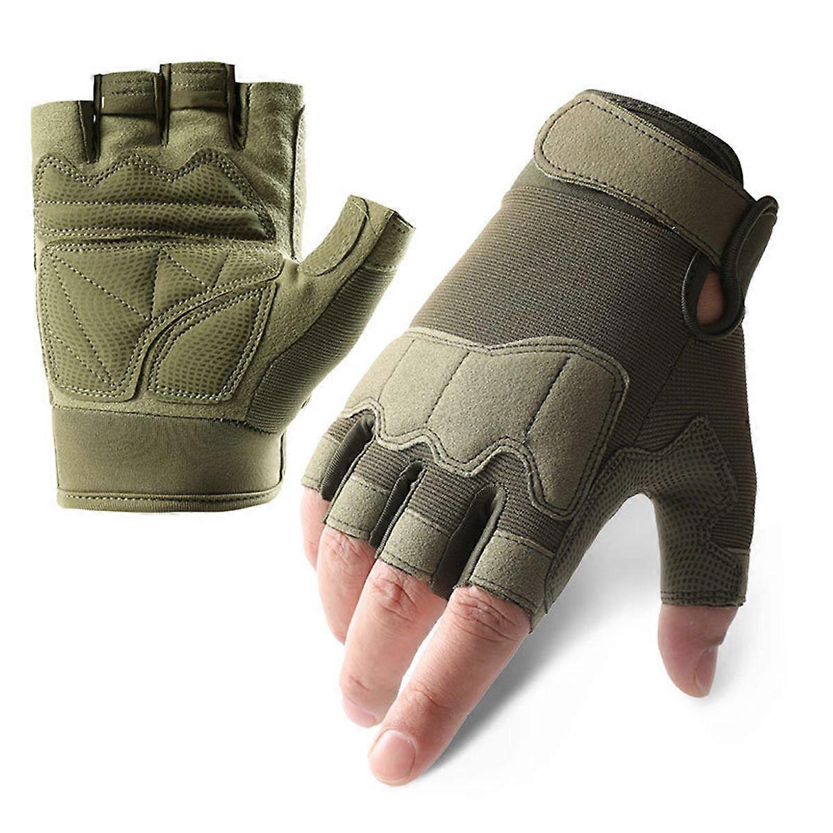 Motorcycle Gloves, Breathable, Fingerless