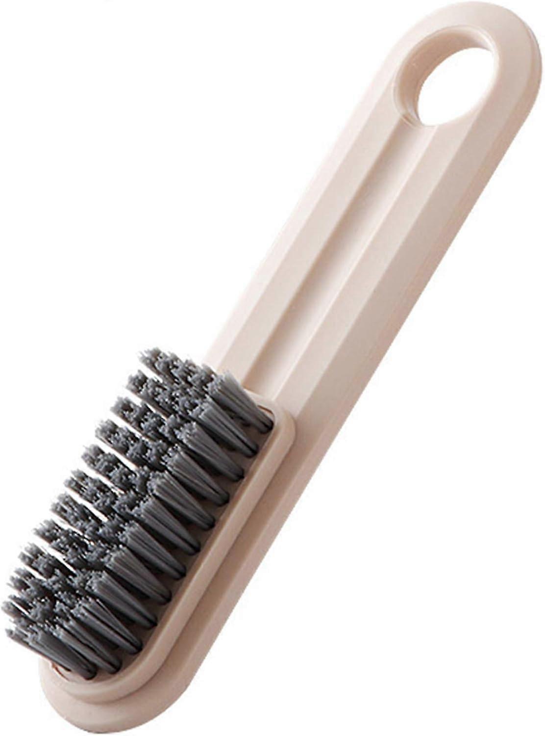 Decontamination soft-bristled laundry brush for clothes and shoes