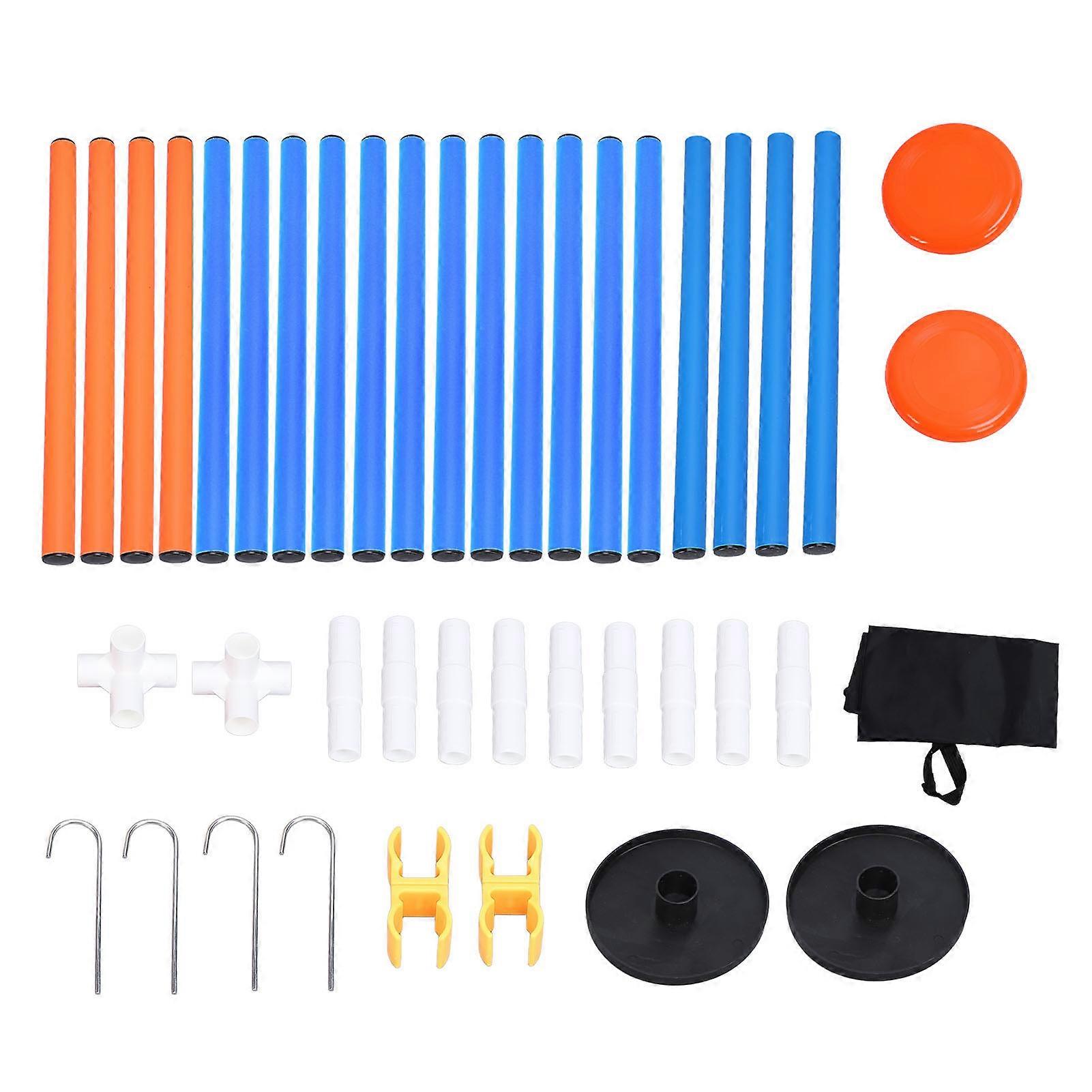 フライングディスク屋外ゲームセットPVCステンレス鋼ポータブルファンボトルドロップディスクトスゲーム庭芝生ビーチオレンジ用