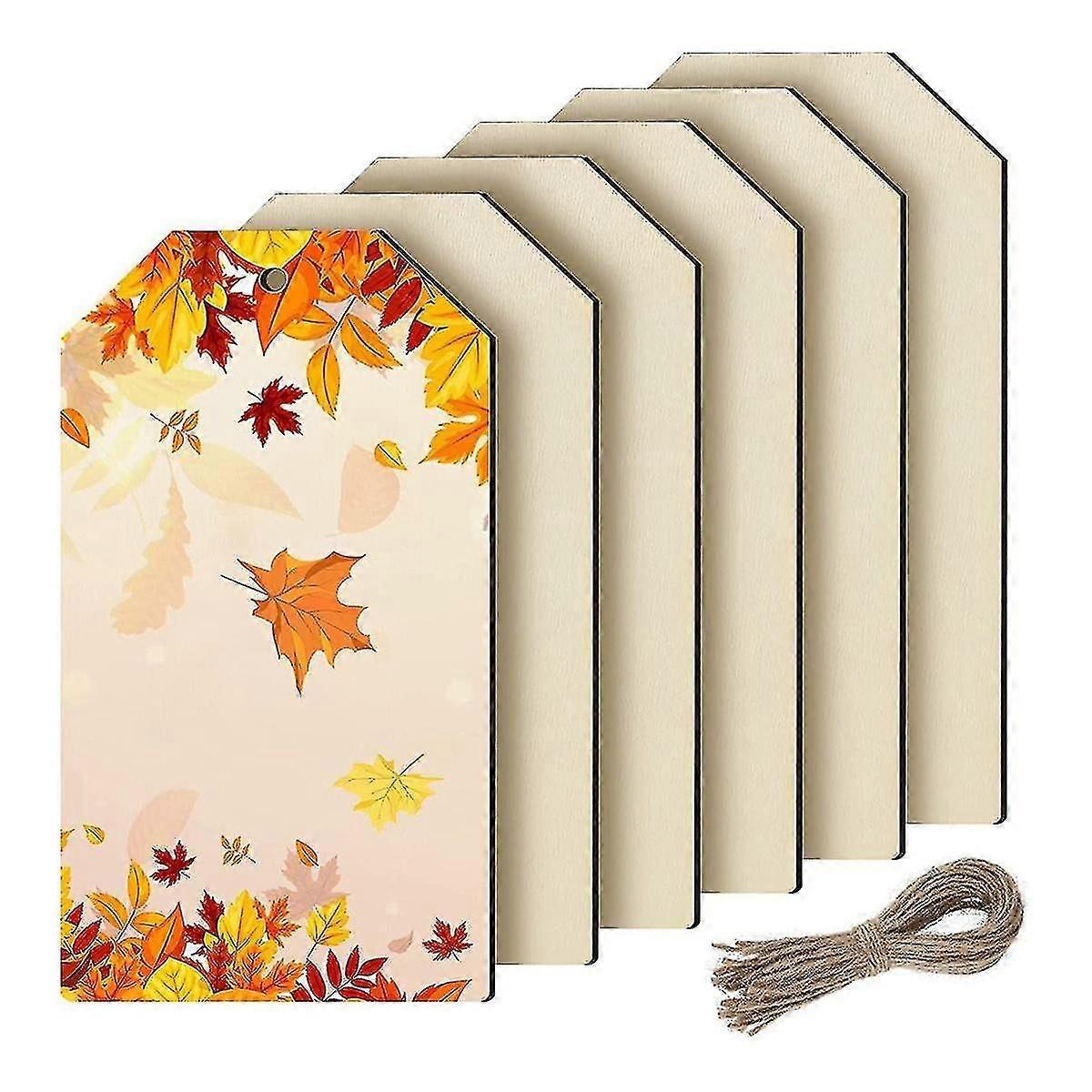 غير المكتملة الطبيعة شريحة الخشب هدية العلامات فارغة خشبية معلقة التسمية مع حبل لحفل زفاف عيد ميلاد السلطة الفلسطينية