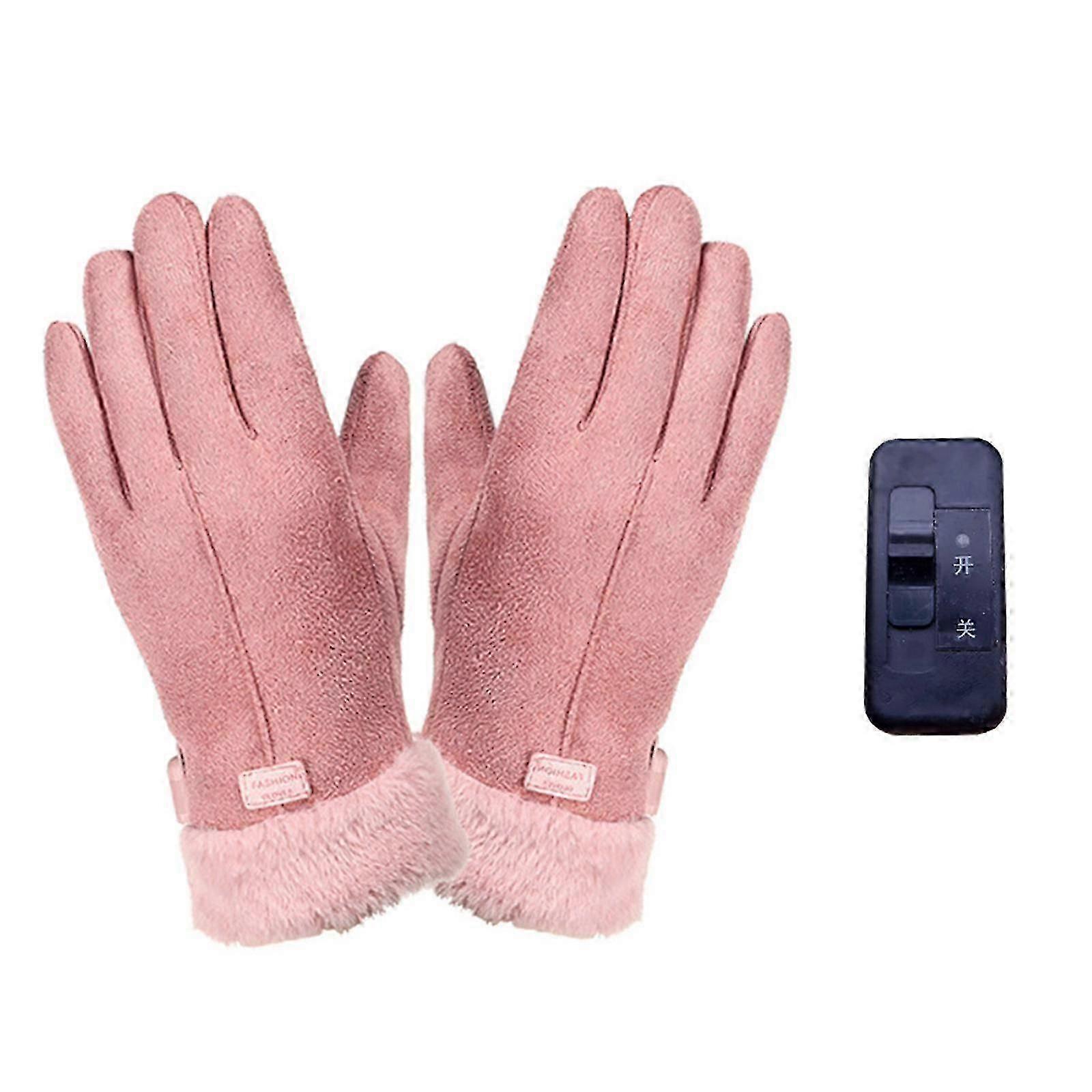 加熱手袋USB充電式バッテリー加熱手袋女性用レディースウォーミンググローブ-JV