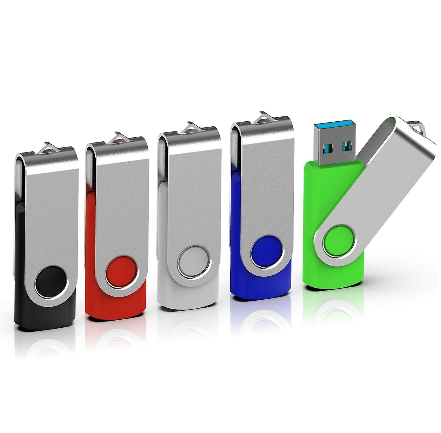 5 Pack Memory Stick Usb 3.0 Flash Thumb Drive