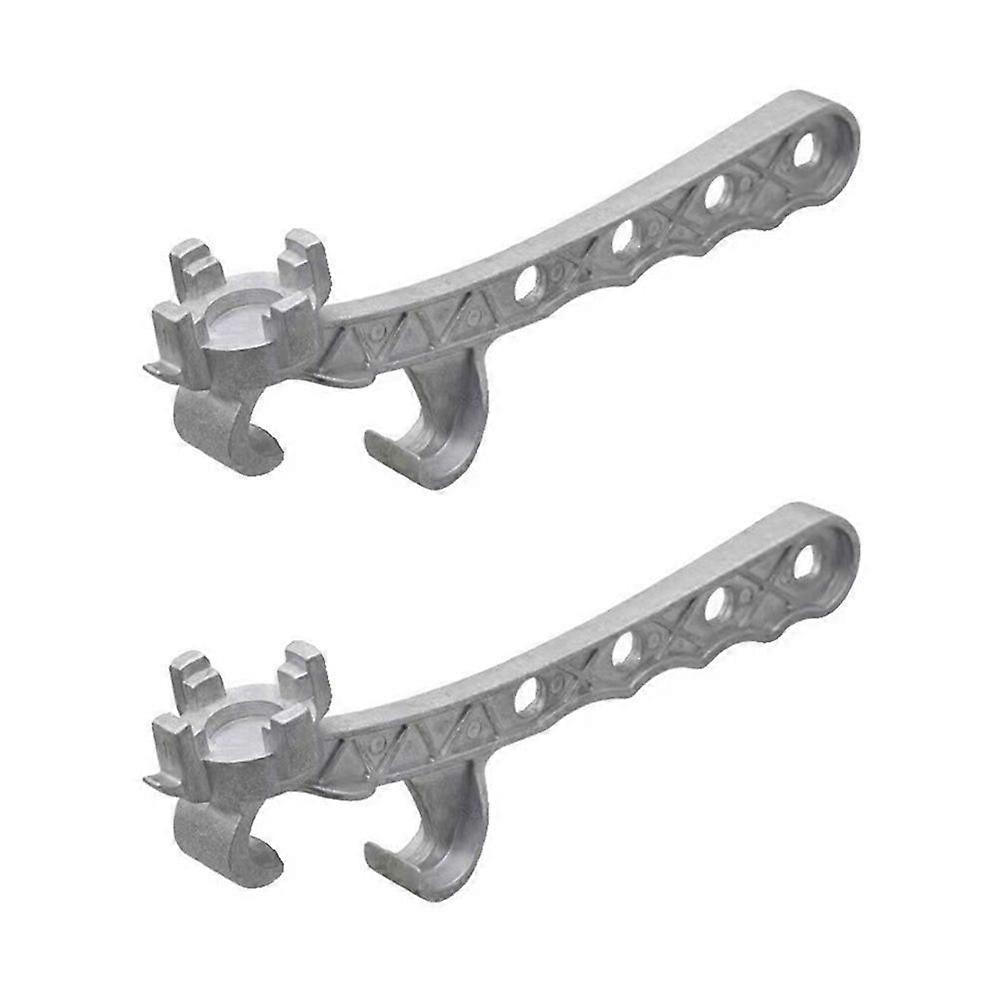 Aluminiumlegierung Metall Eimeröffner Silber Eimer Deckelschlüssel Gallone Eimeröffner für Eimerfarbe Ba