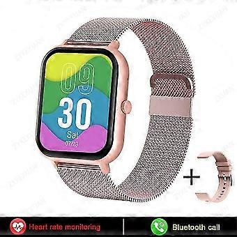 2024 Smart Watch Adult Heart Rate Fitness Tracker Bracelet Watch Bluetooth Call Waterproof Sports Smartwatch For Android IOS