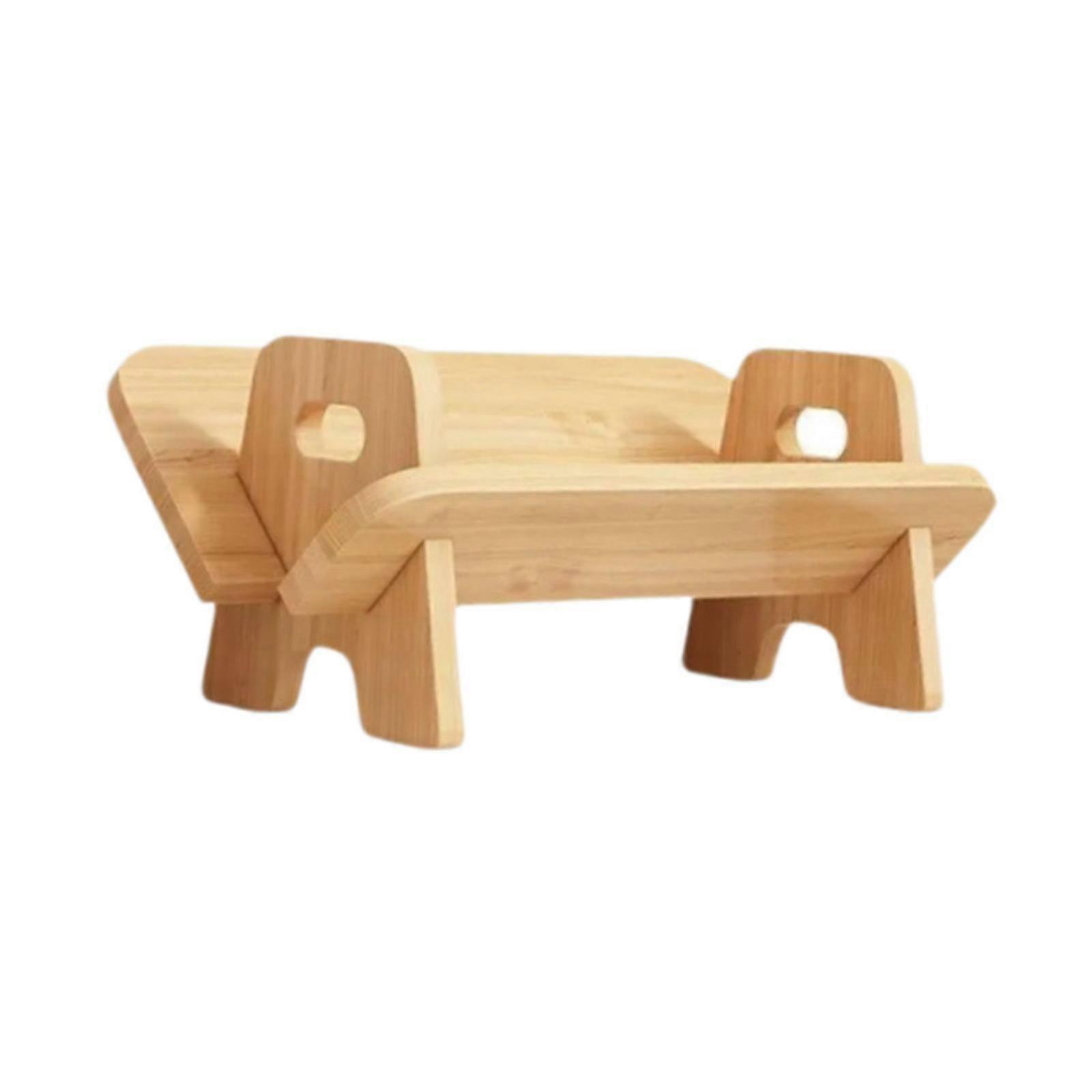 Desktop Bookshelf Compact Freestanding Display Shelf for Office Dormitory