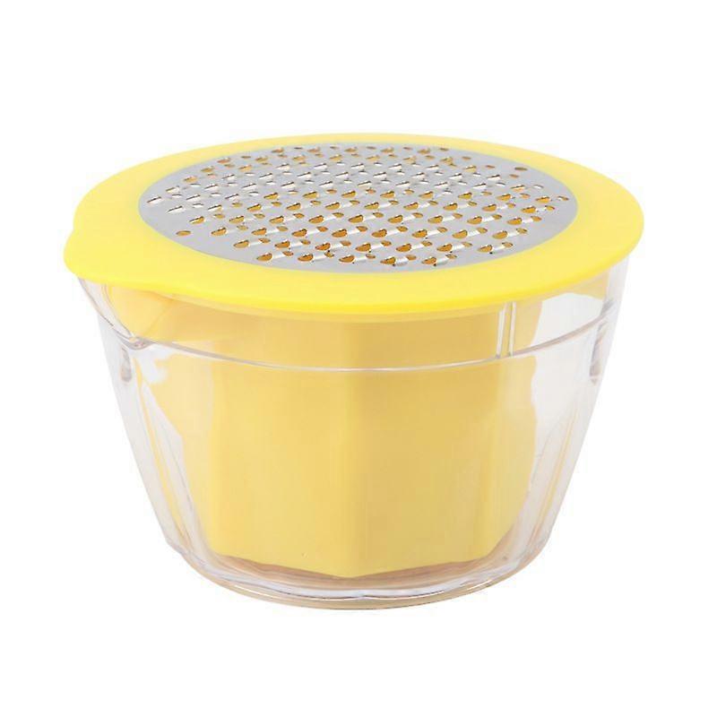 Corn Peeler, Corn Cob Stripper Tool with Built-in Grater, Multi-Function Corn Grater (Yellow)