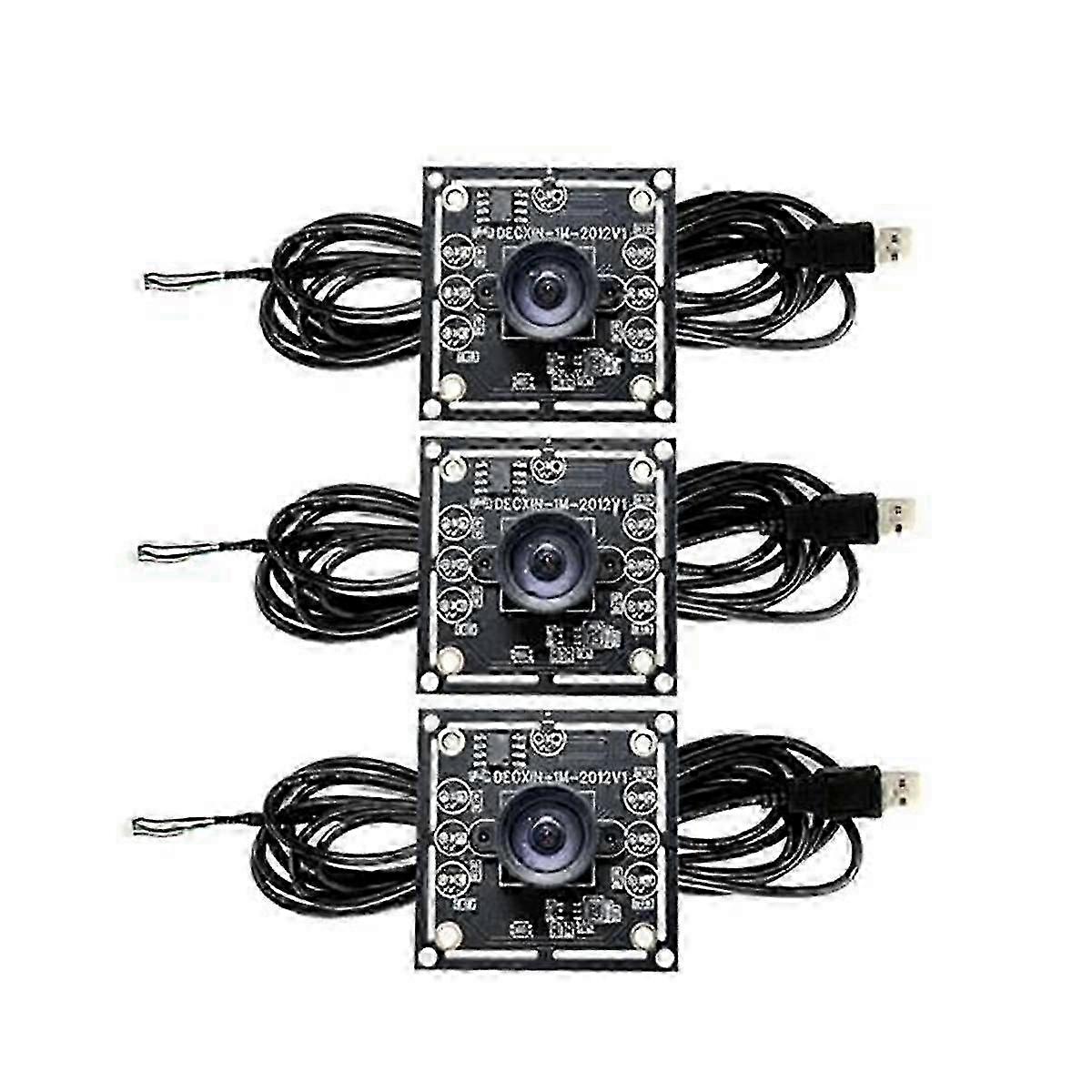 3 قطع 100 درجة وحدة الكاميرا 1 ميجابكسل OV9732 1280x720 USB مجاني للسائق التركيز اليدوي مع كابل 3 أمتار f 2025 Walkbee