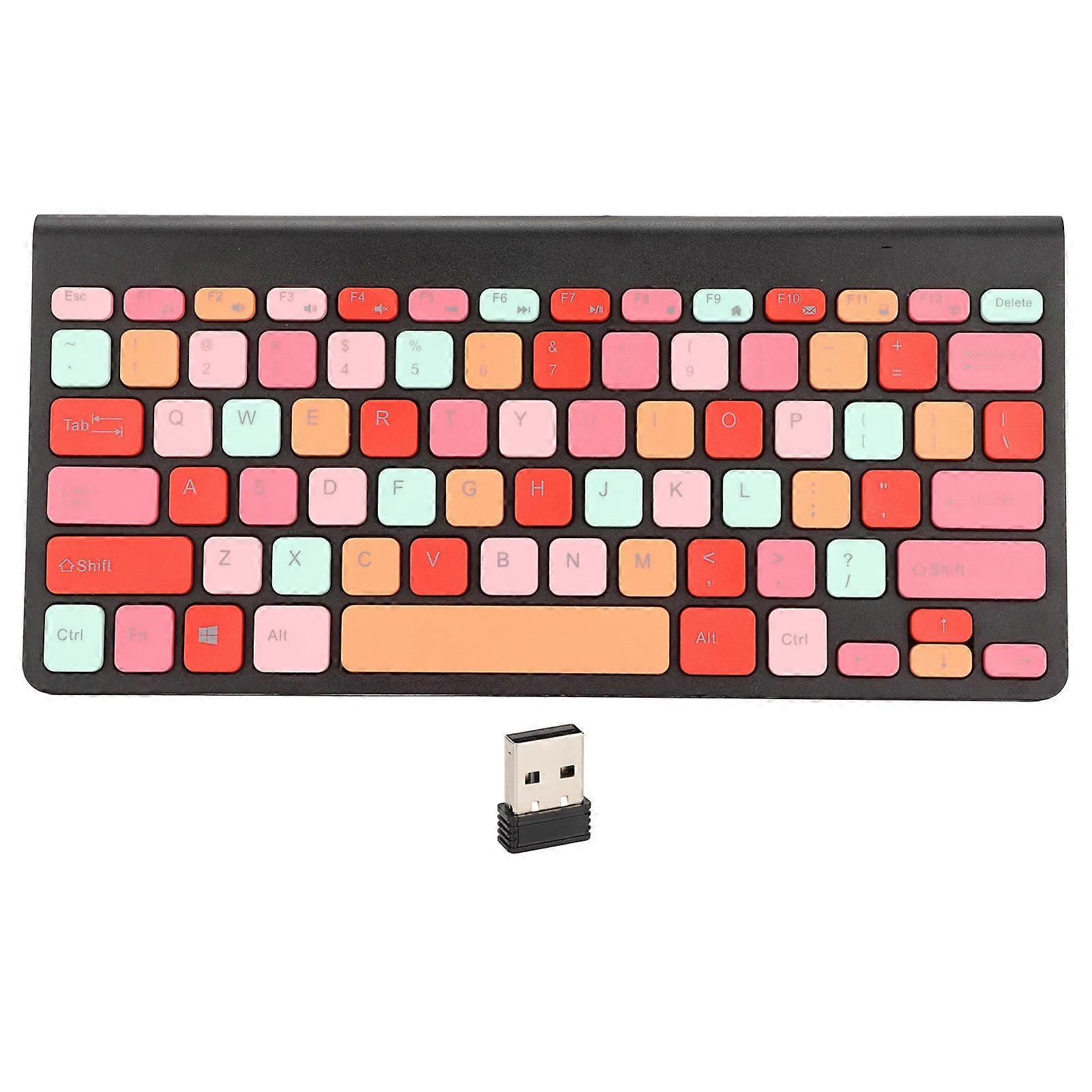 Keyboard, Universal, 2.4GHz, 78 Key, Auto Power Saving, Mini USB