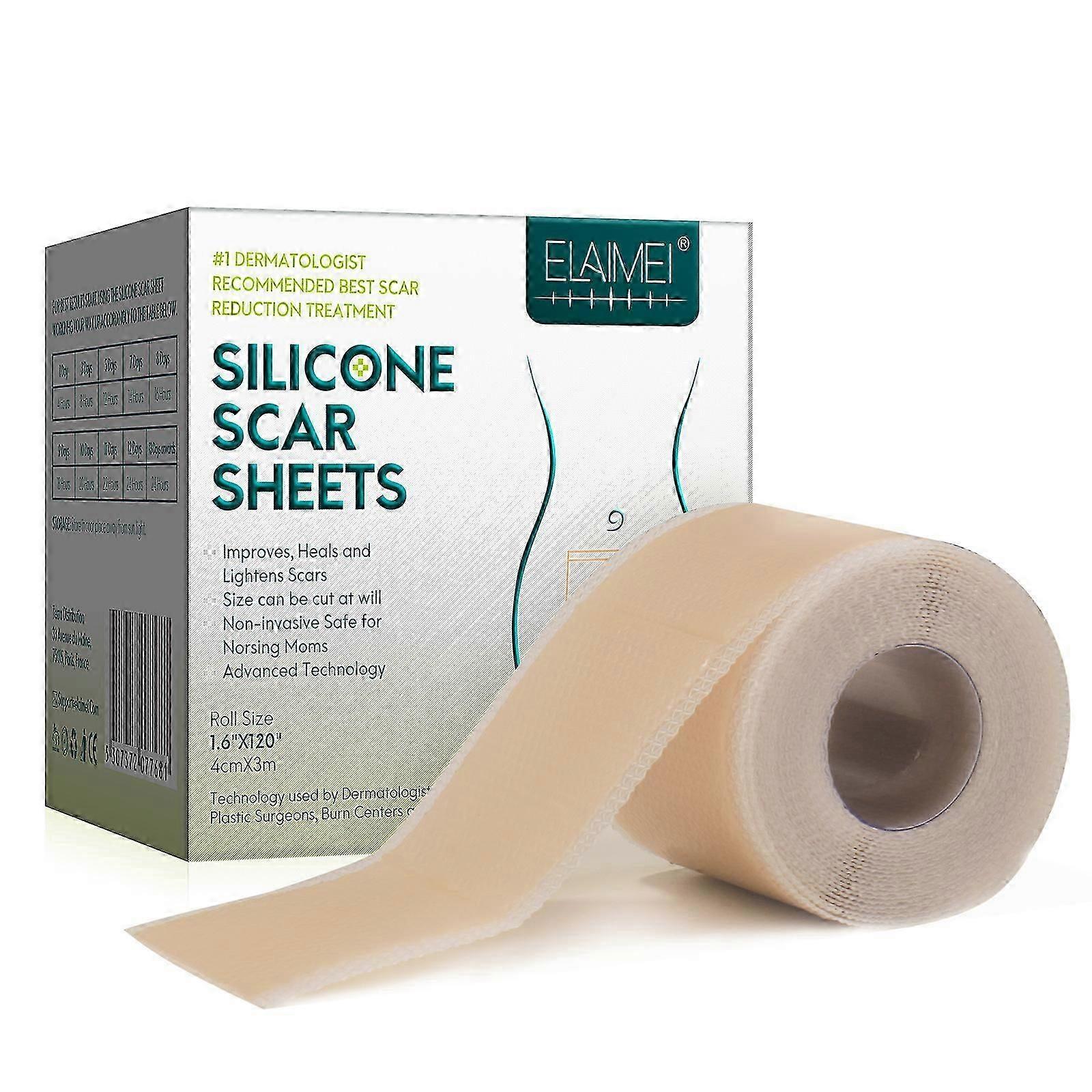 Narbenrollenblätter Selbstklebende Silikongel-Narbenblätter 3 m