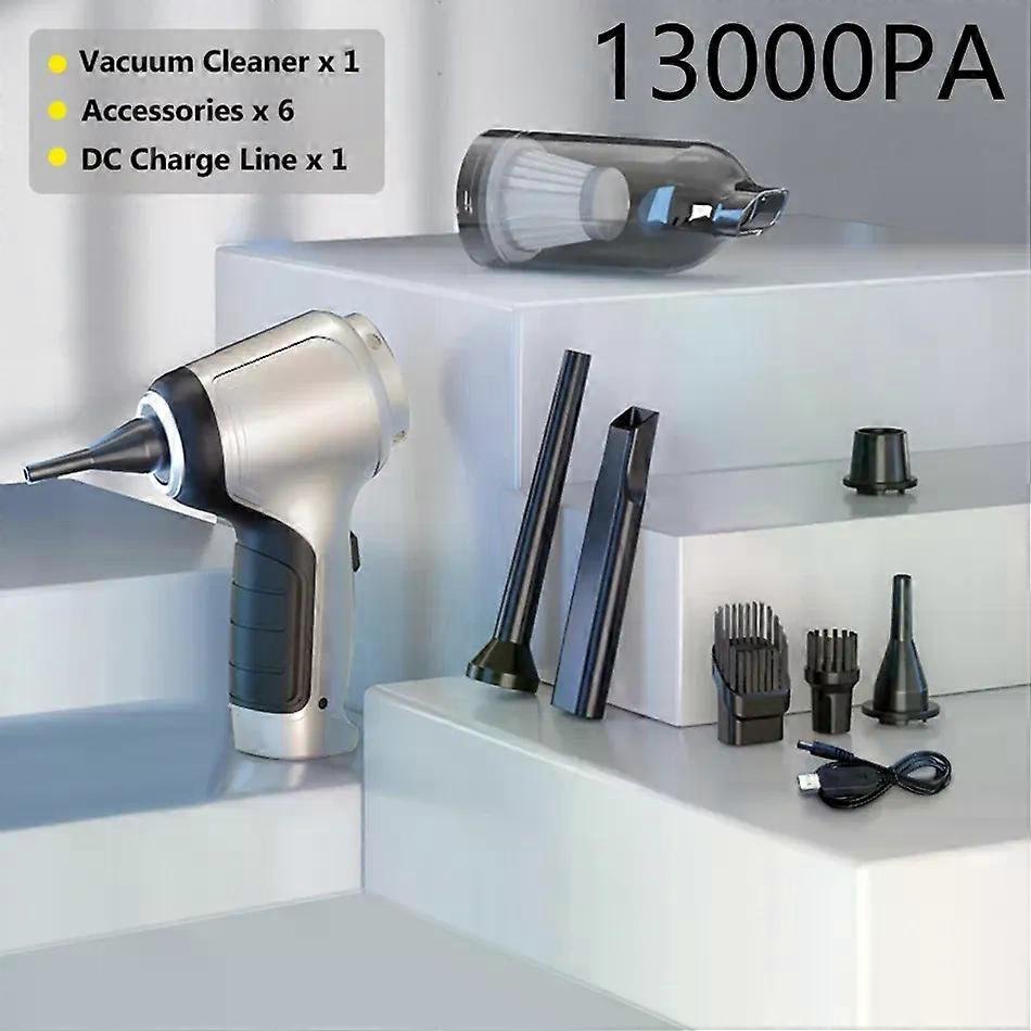 95000Pa Car Vacuum Cleaner Wireless Powerful Cleaning Machine Mini Home Auto Robot Handheld Cleaner Appliance Strong Suction
