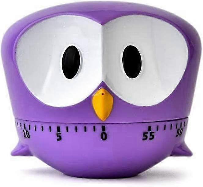 Timer, Owl - shaped Mechanical Kitchen Timer with 60 - Minute Countdown, Cute Design for Cooking, Baking and More