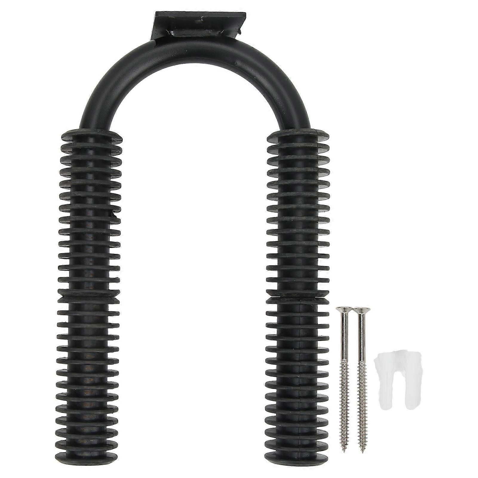 Kayak Paddle Rack Iron Rubber Sturdy Construction Kayak Paddle Holder Wall Mount Easy Installation Canoe Paddle Rack