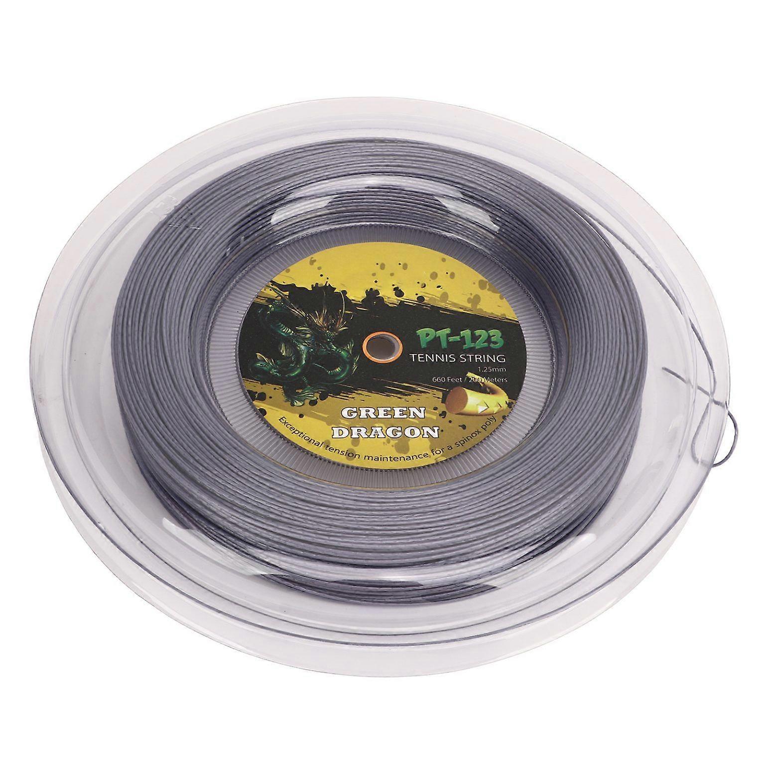 Premium 1.25mm Double Ribbed Polyester Tennis Racket String