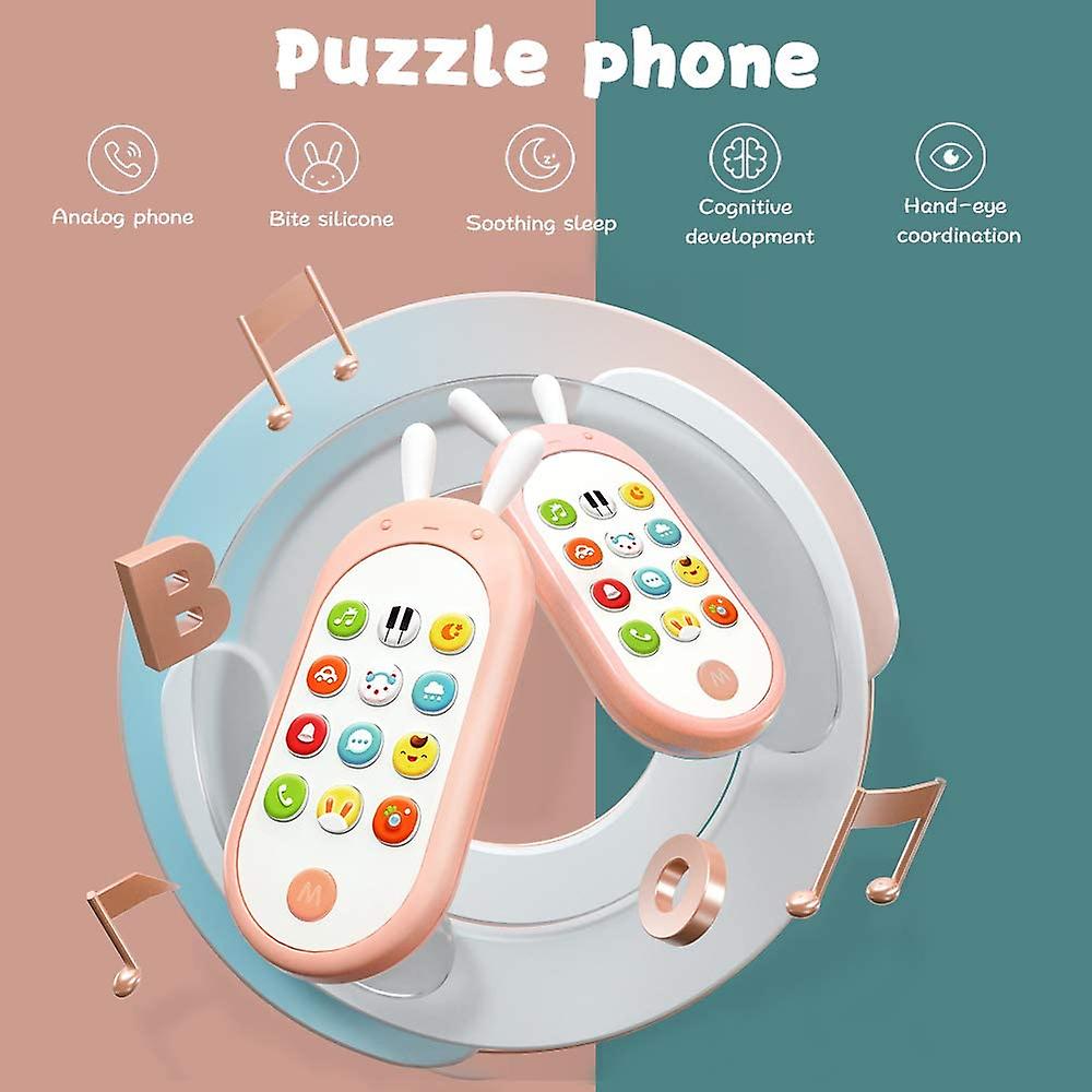 Toy Phone for Babies Learn Smart Phone with Lights, Music and Adjustable Volume Educational Toy for Children and Toddlers 6+Months