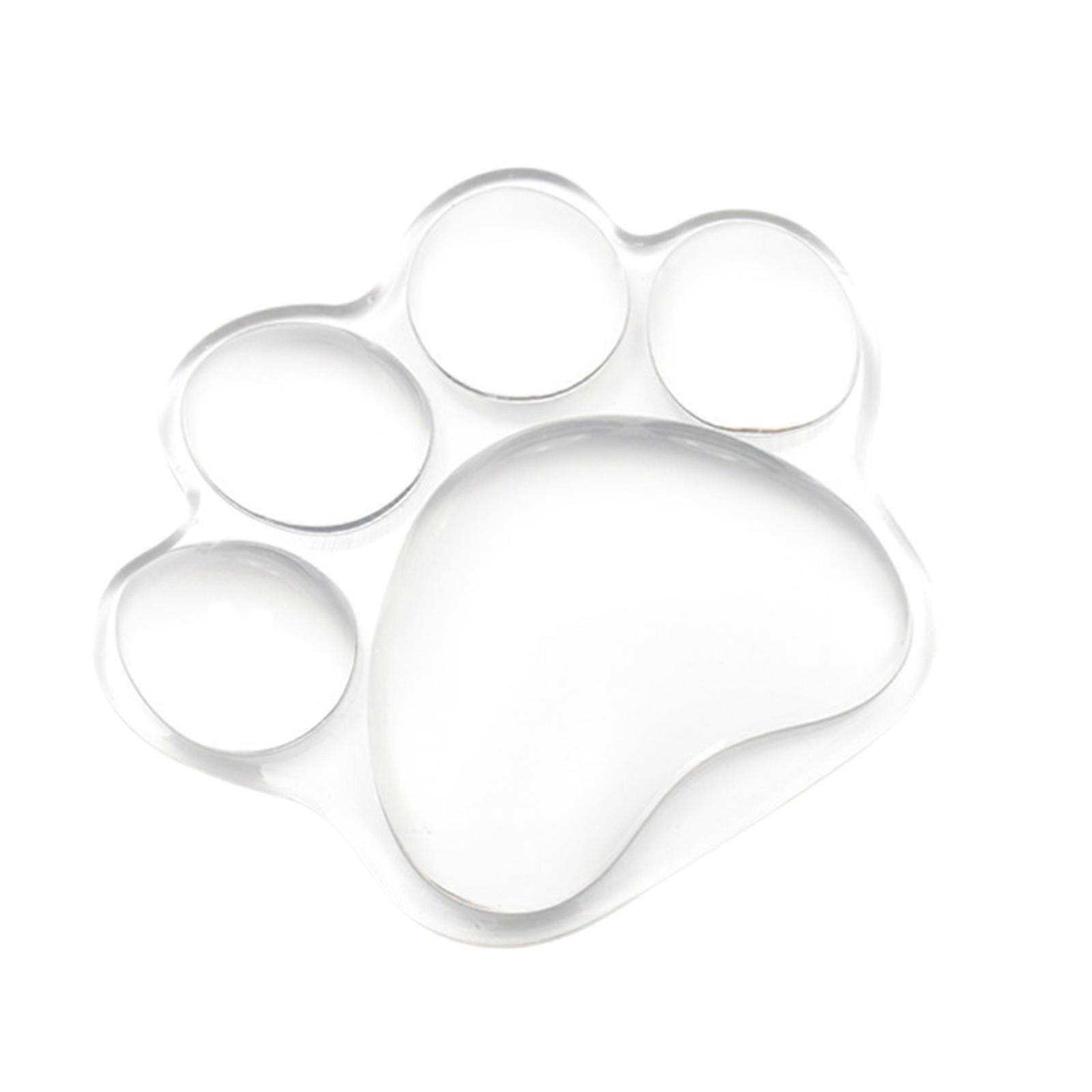 CatPaw Ergonomic Wrist Rest Pad for Mouse Gel Support Cushions Soft Hand Pains Relief Silicone for Laptop & Computer White
