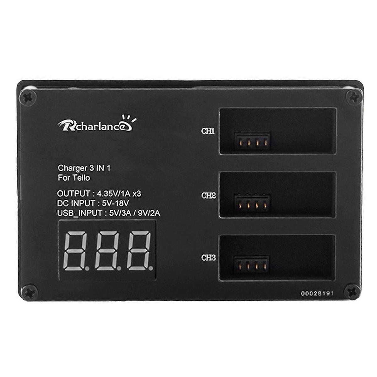 For DJI Tello Drone Fast Charging Hub 3 Lipo Battery