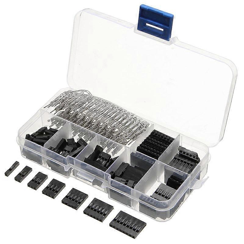 310Pcs 2.54mm Male+Female Wire Jumper And Header Connector Housing Kit