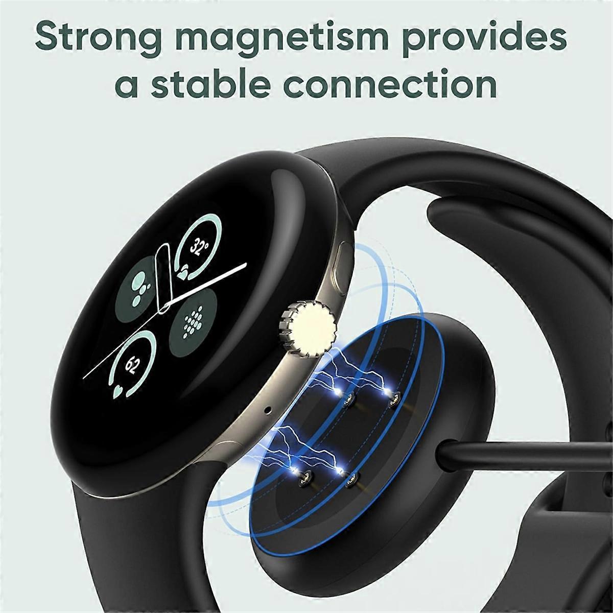 Magnetic Charging Cable for Pixel Watch 2 / LTE Smartwatch Replacement Charger Cable Cord
