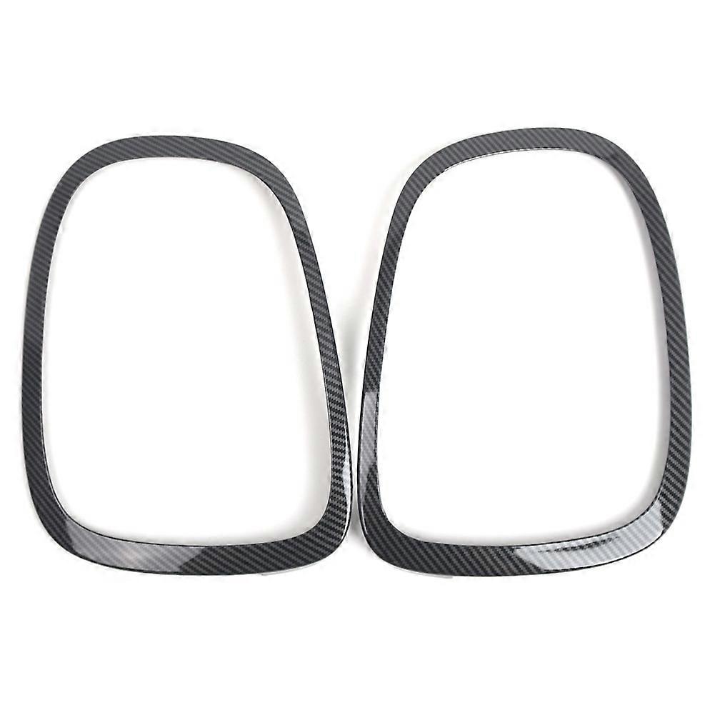 Carbon Fiber ABS Taillight Trim Ring Taillight Frame for MINI F55 F56 F57 2014-2021 51712285495 5171