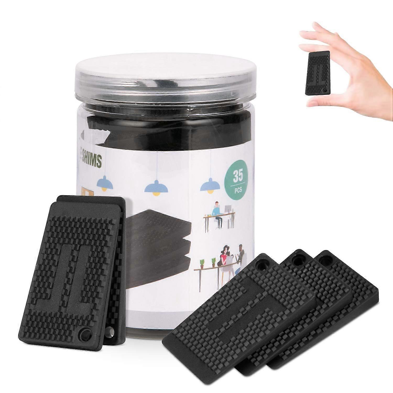 35 PC Furniture Pads Levelers for Table and Chair Wedges, Non-Slip Design for Cabinet and Table Legs, Heavy-Duty Support