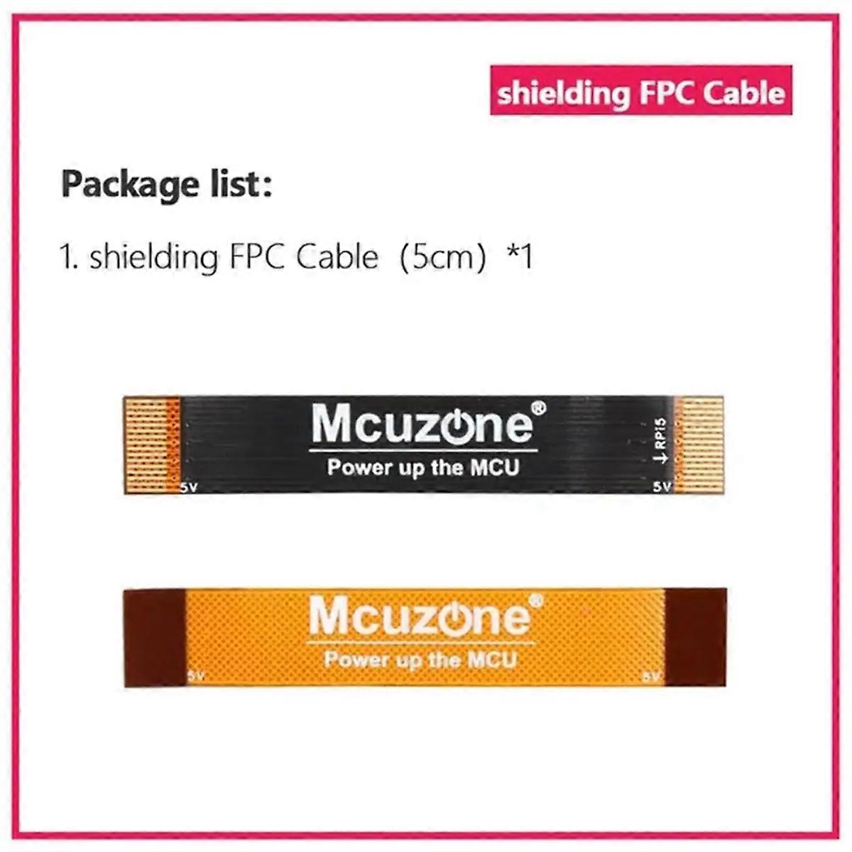 16Pin 0.5mm Pitch FPC shielded Cable For 5