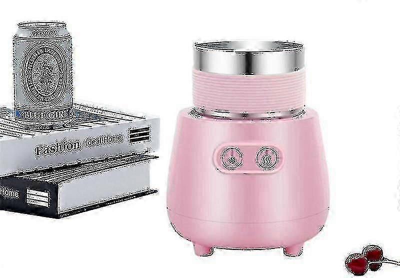 Dondurucu, Sıcak Su Makinesi, 220v45w Hızlı Dondurma ve Isıtma Entegre Makinesi. 350ml (pembe)