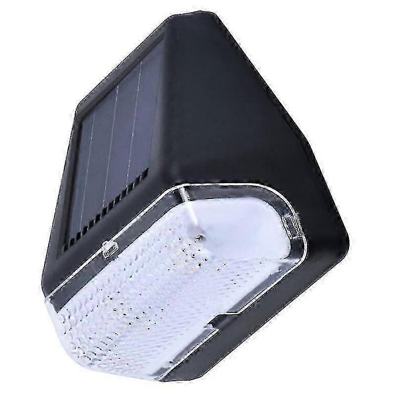 7.5X7.5cm Black Wall Light Fixtures 1pc Solar Powered Fence Lamp Rainproof Staircase Light Durable O