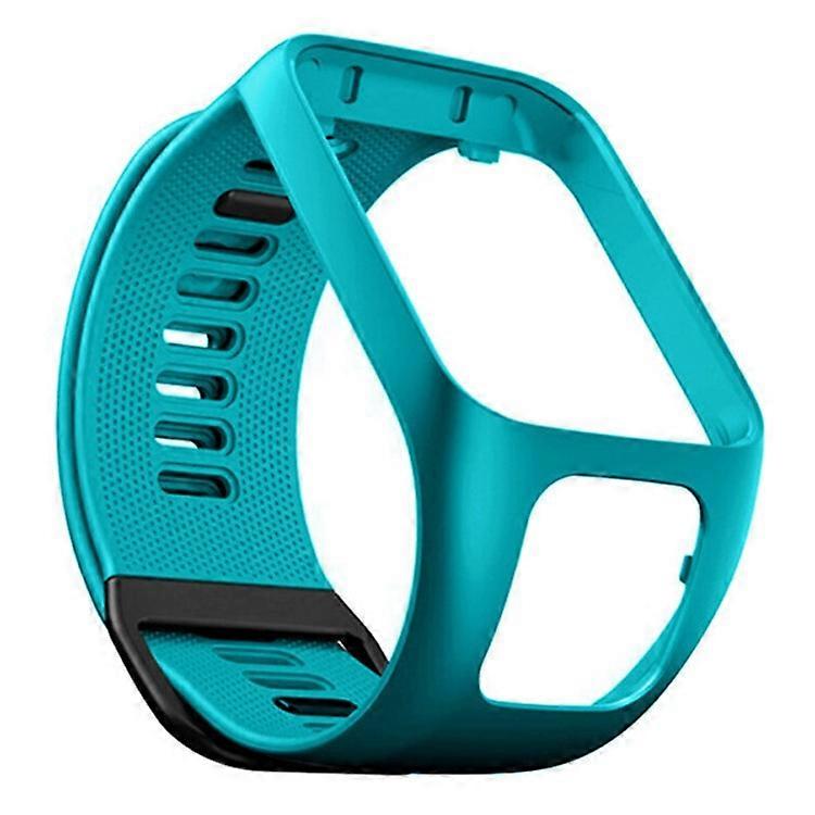Soft Silicone Replacement Band Compatible with TomTom Runner 2 / Spark 3, Watch Wrist Strap Bracelet