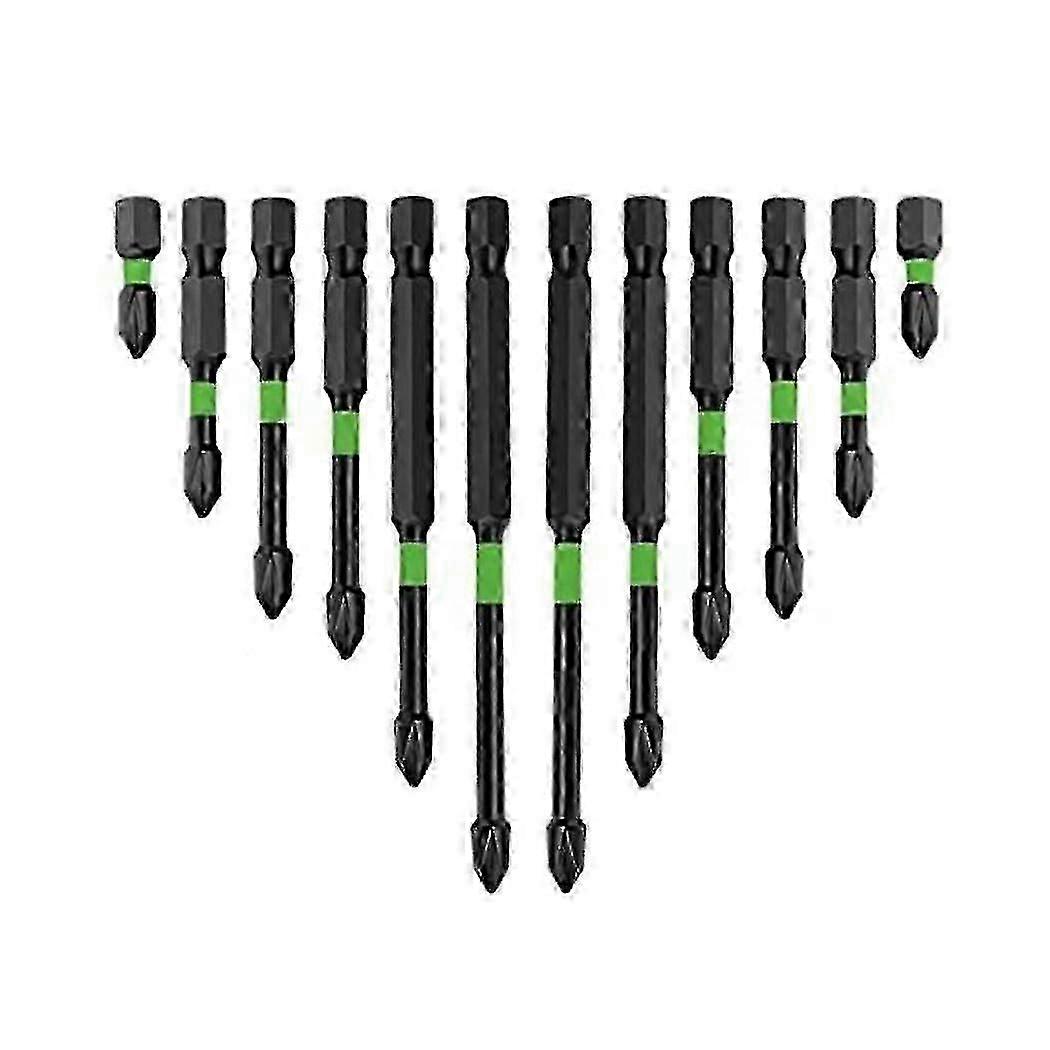 2023new Screwdriver Bit Set, 12pcs S2 Driver Drilling Work Set, Strong Head Bits For Power Screwdri