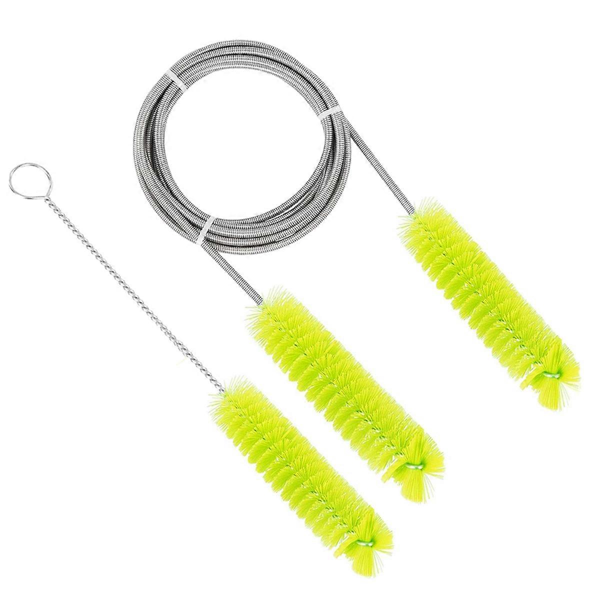 Brush Diameter 15mm 19mm - CPAP Tube Cleaning Brush- Suitable for Most CPAP Hose Type (Yellow)