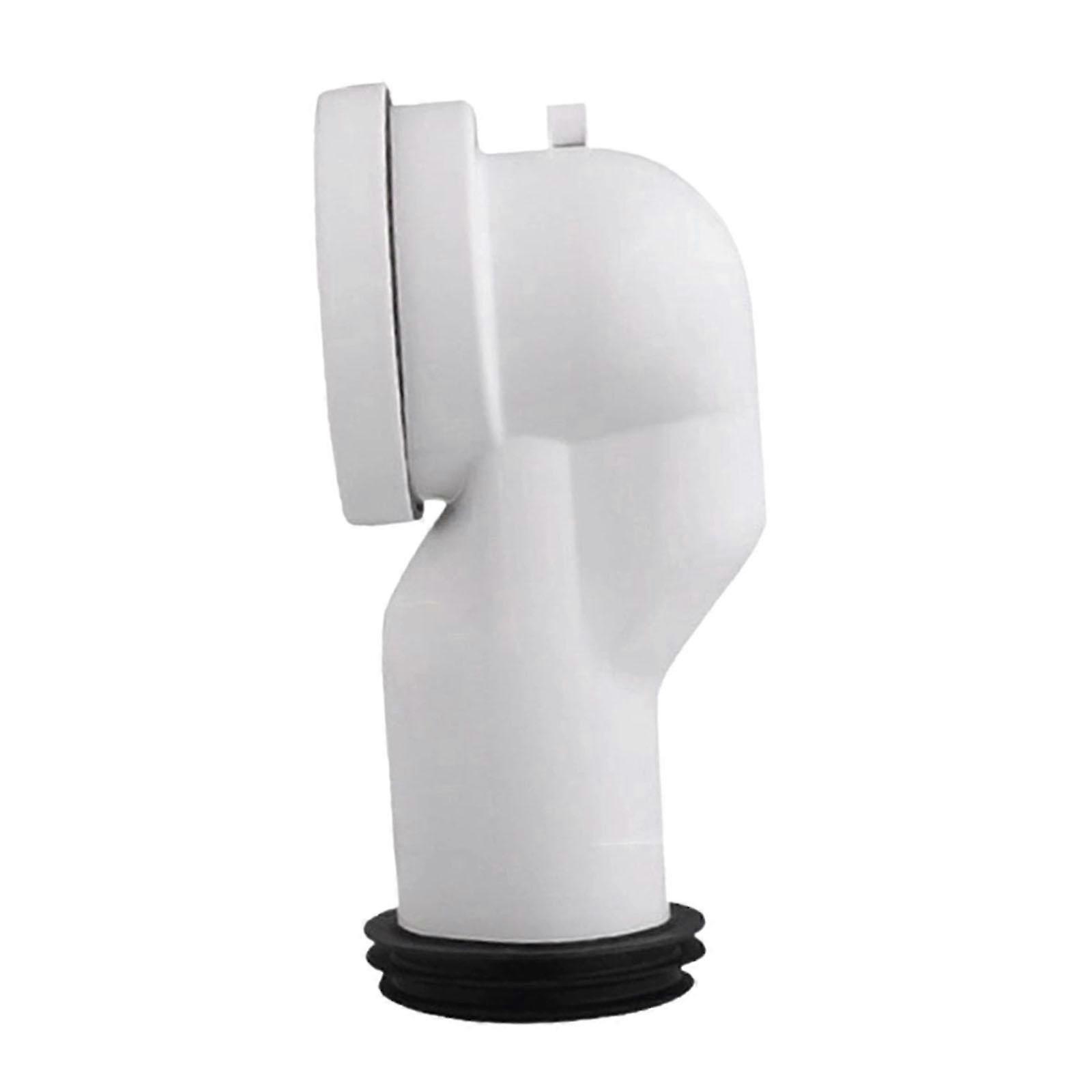Adjustable Offset Toilet Pan Connector for WC Misalignment, Eccentric Drain Nozzle Replacement & Soil Pipe Alignment
